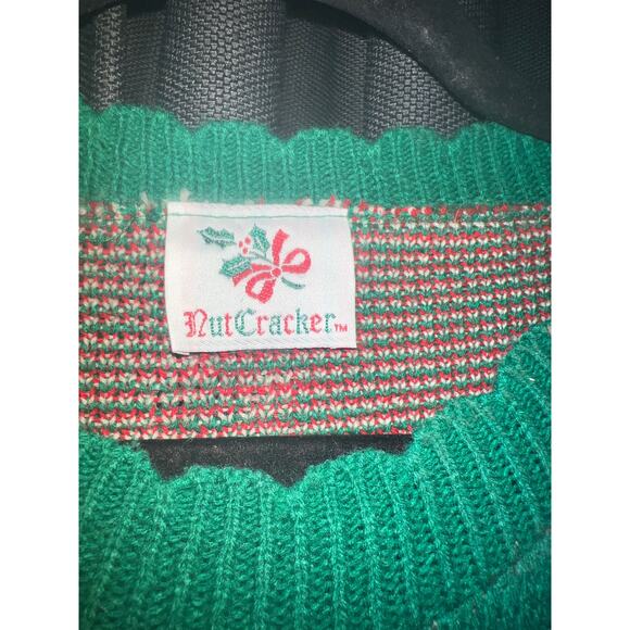 Ugly Christmas Sweater Xmas Size Large Vintage Bear - Picture 2 of 3